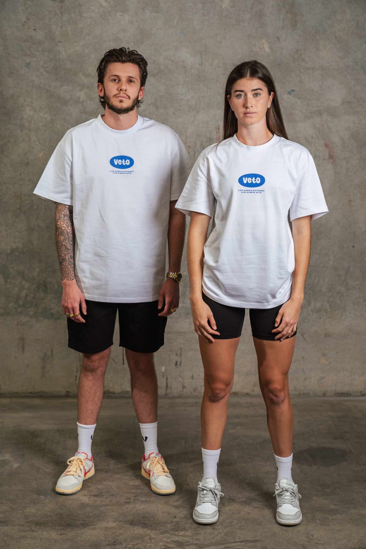 ALWAYS DIFFERENT TEE - WHITE