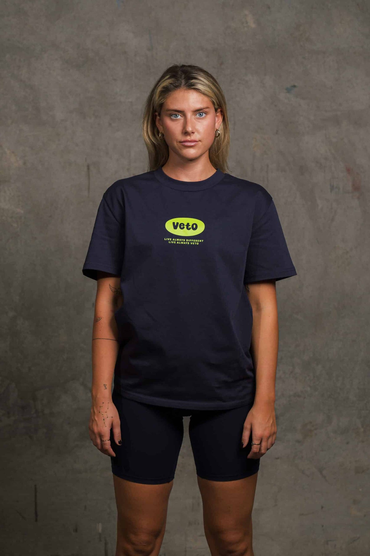 ALWAYS DIFFERENT TEE - MIDNIGHT NAVY