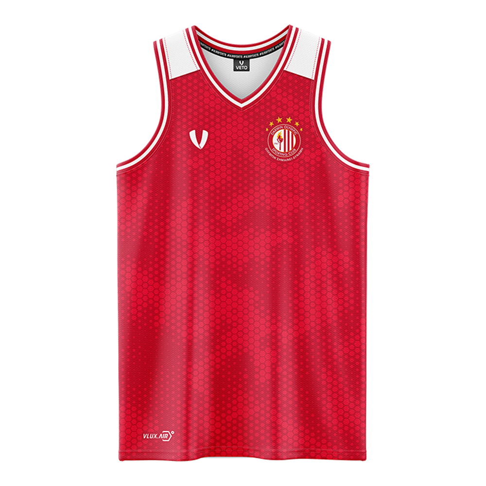 Darwin Olympic SC - Training Singlet - Red/White