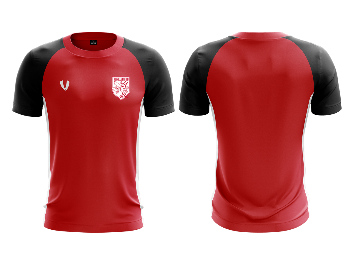 Manilla United FC - Jersey - Red/Black
