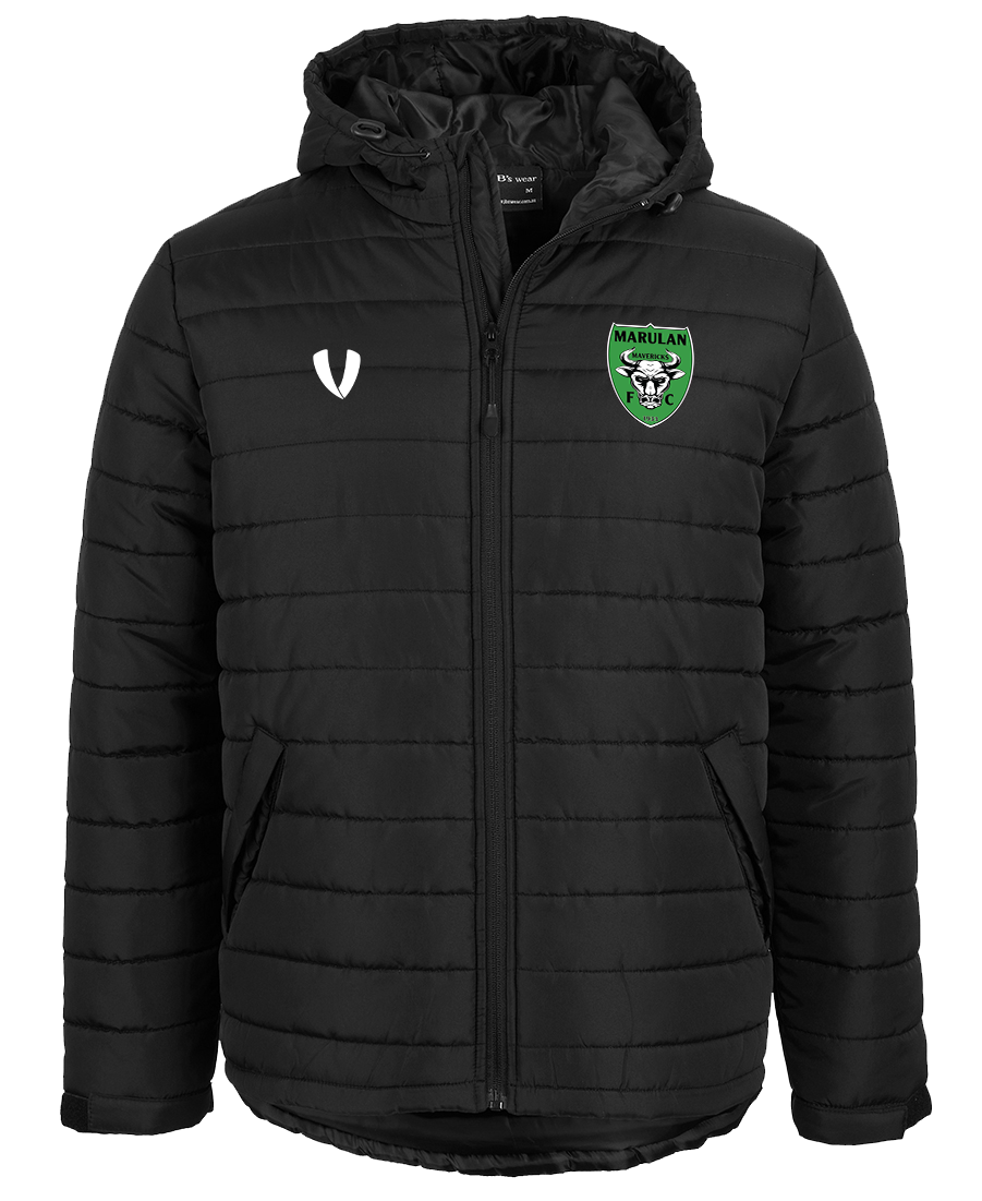 Marulan FC - Puffer Jacket - Black