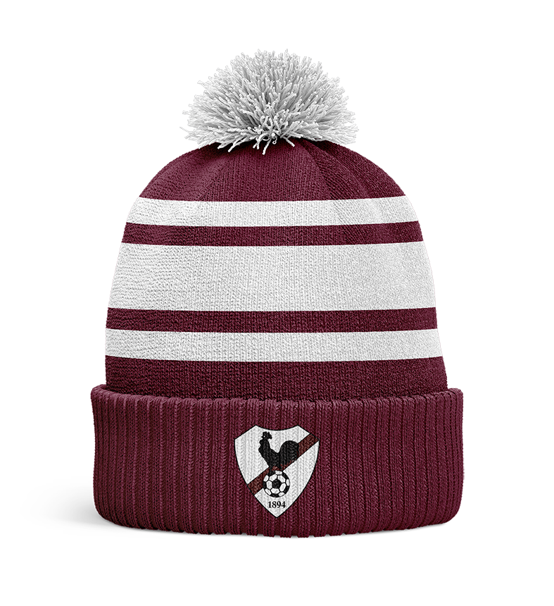 Merewether Advance FC - Beanie - Maroon / White (BACK ORDER - ETA MID JULY)