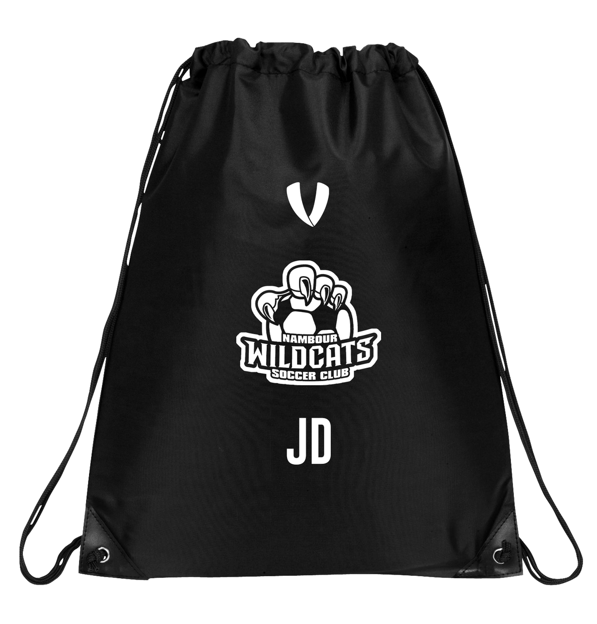 Nambour Wildcats SC - Drawstring Bag - Black