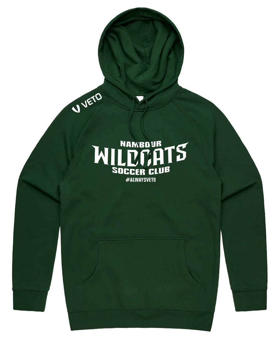Nambour Wildcats SC - Club Hoodie - Forest Green
