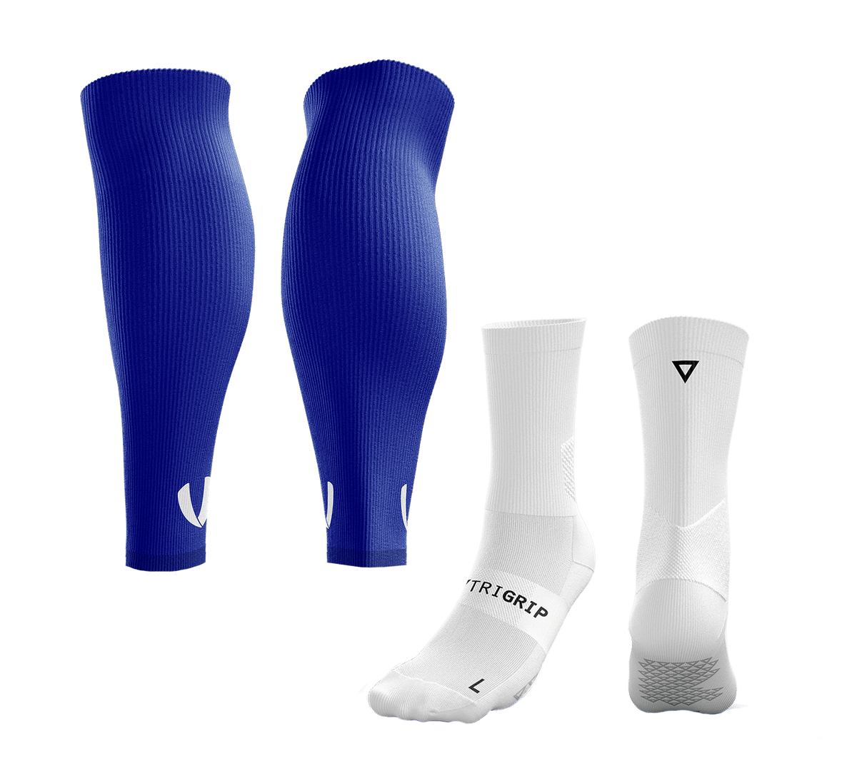 Chatswood Rangers FC - Sleeve & TriGrip Socks Combo - Royal / White