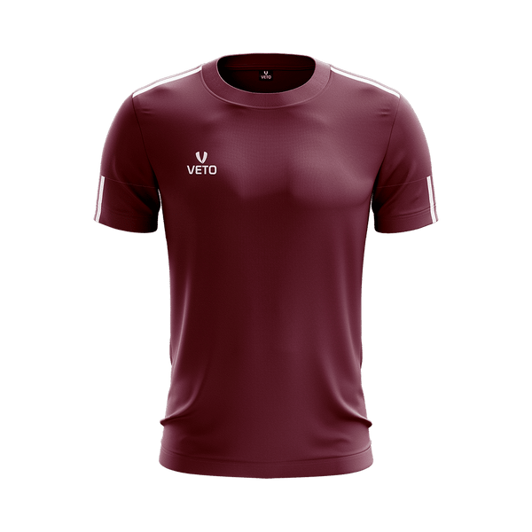 Maroon/White