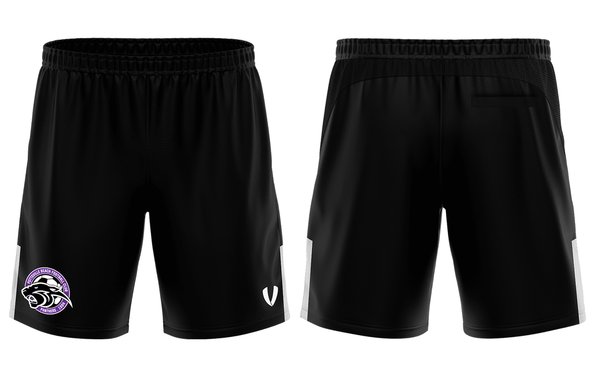 Pottsville Beach Panthers FC - Unisex Coach / Travel Shorts - Black