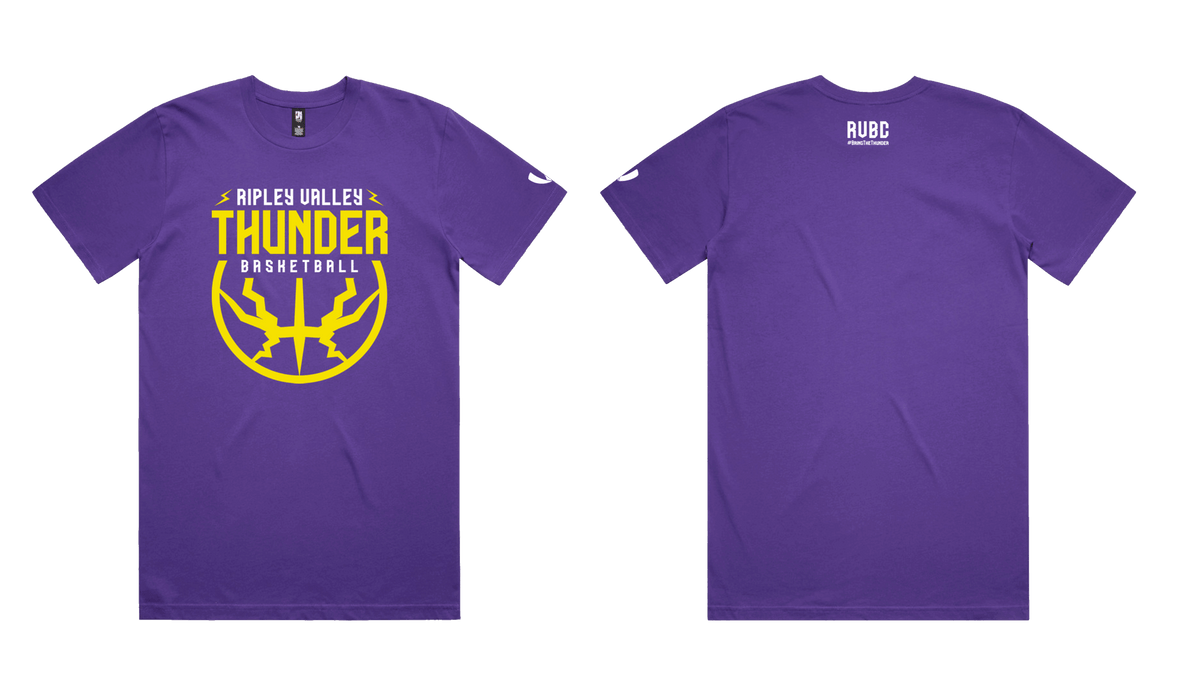 CLUB SUPPORTER T-SHIRT (LOGO) - PURPLE