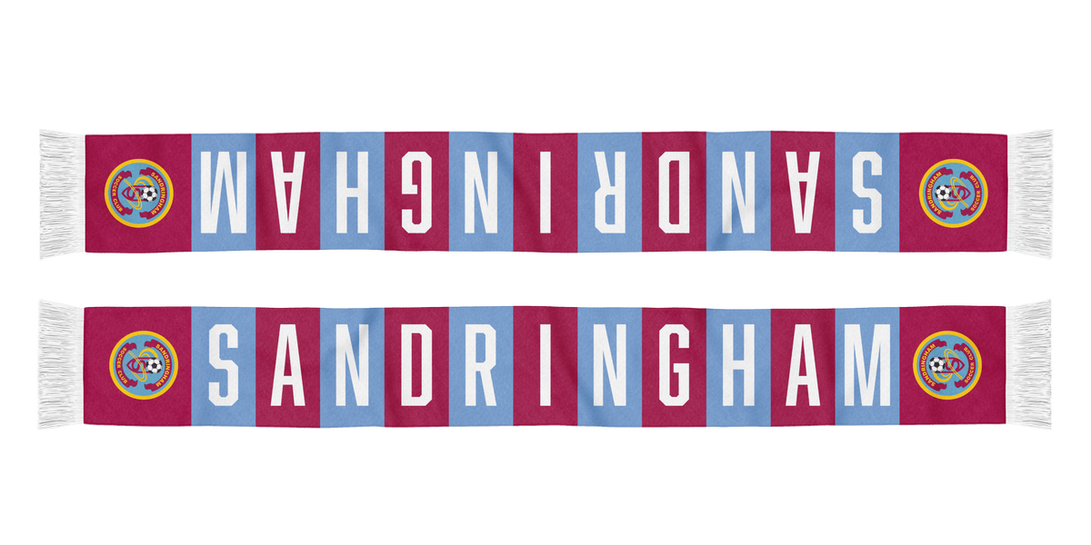 Sandringham SC - Scarf - Maroon / Blue