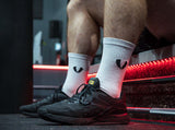 LUX-FIT Socks - White / Grey