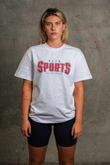 BALL PARK TEE - WHITE