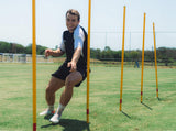 Spring Loaded Agility Poles - Yellow