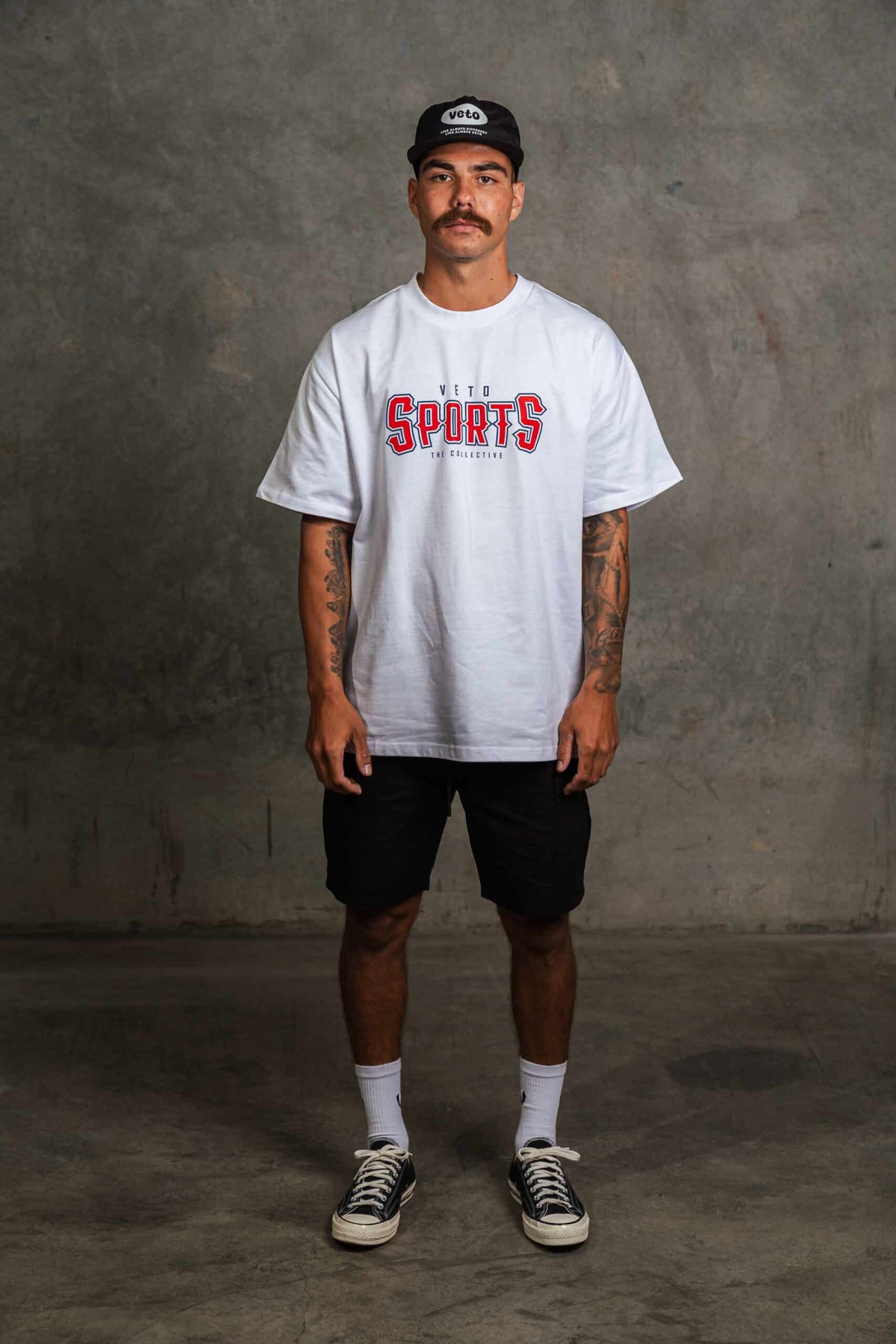 BALL PARK TEE - WHITE