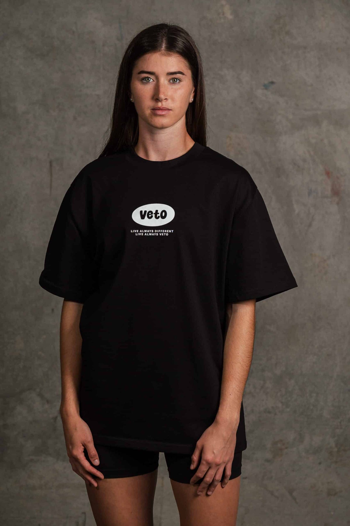 ALWAYS DIFFERENT TEE - BLACK