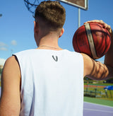 Vault Reversible Basketball Singlet - Black/White