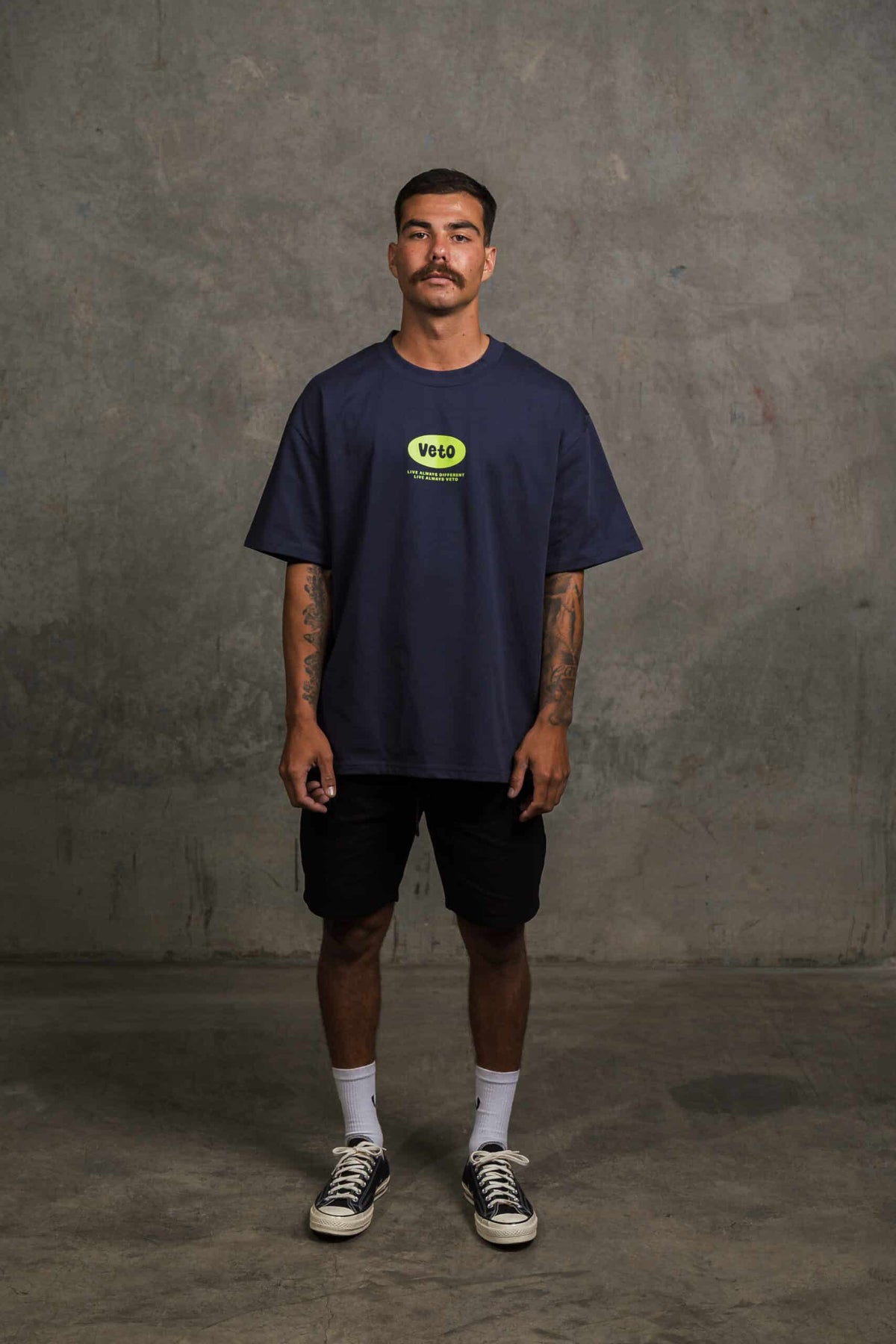 ALWAYS DIFFERENT TEE - MIDNIGHT NAVY