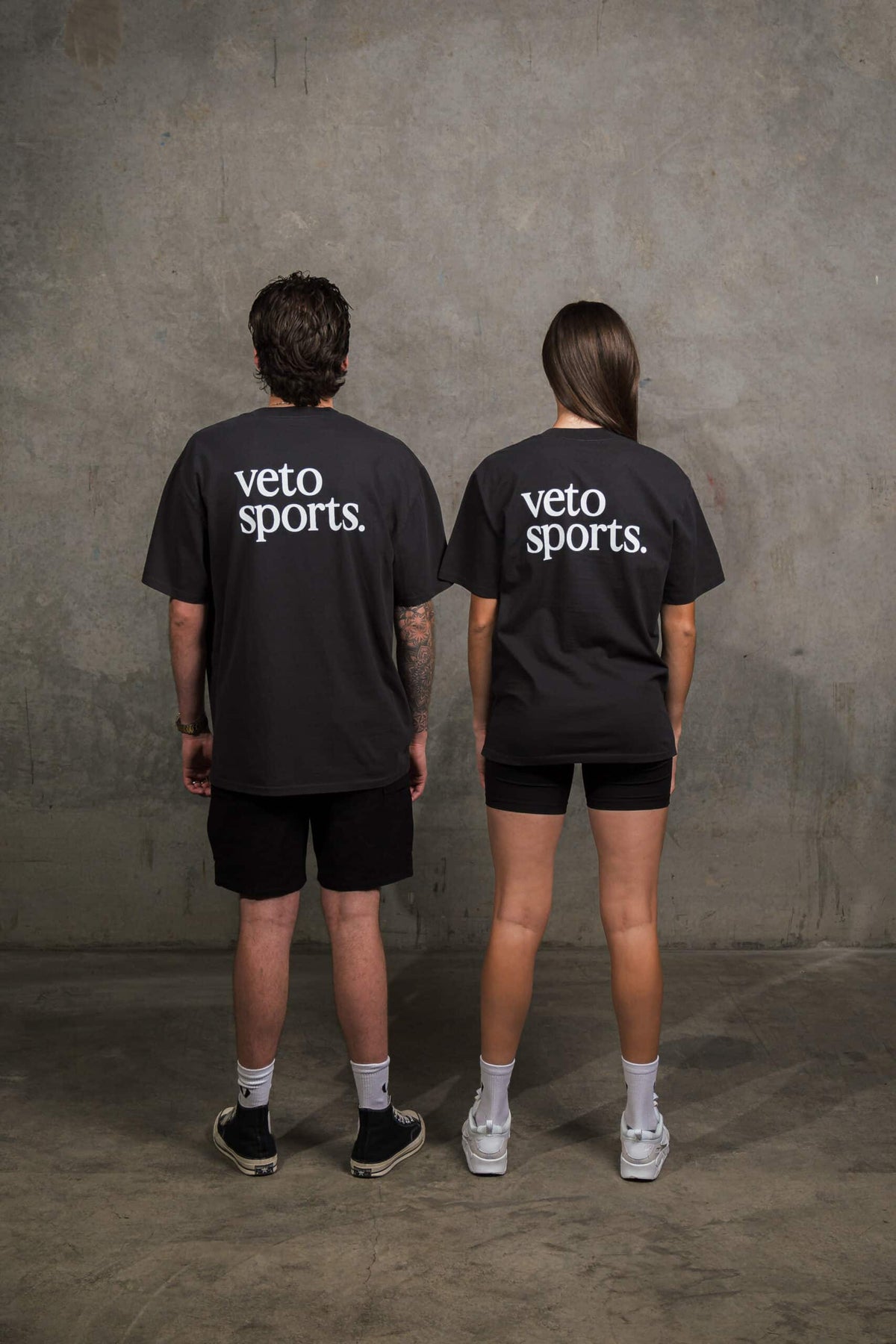 VETO SPORTS SIGNATURE TEE - FADED BLACK