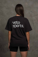 VETO SPORTS SIGNATURE TEE - FADED BLACK