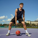 Vault Reversible Basketball Singlet - NAVY/White
