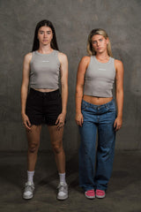 ALWAYS VETO SIGNATURE CROP - STORM GREY