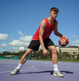Vault Reversible Basketball Singlet - RED/WHITE