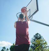Vault Reversible Basketball Singlet - MAROON/WHITE