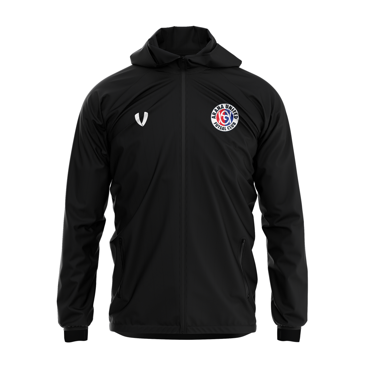 Arana United Futsal - Tech Spray Jacket - Black