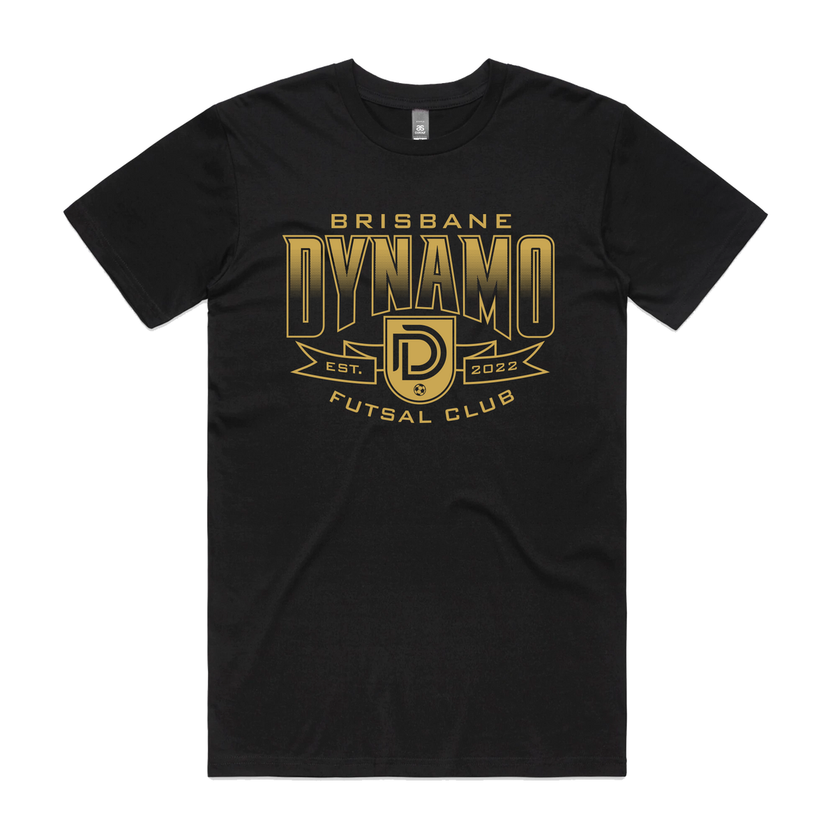 Brisbane Dynamo Futsal Club - Supporter Tee - Black
