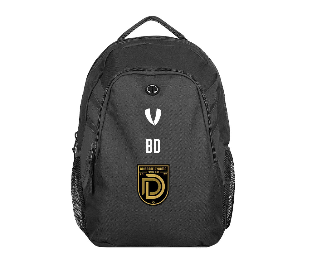 Brisbane Dynamo Futsal Club - Club Backpack - Black