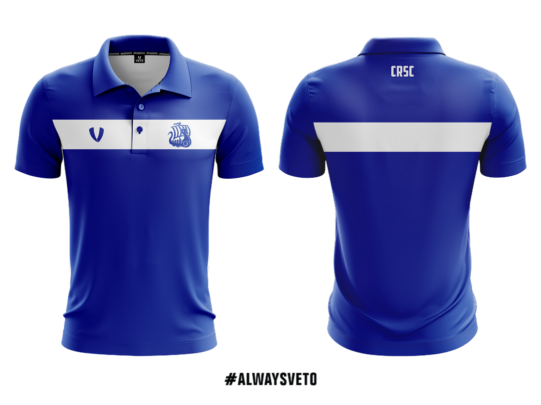 Chatswood Rangers FC - Sublimated Polo - Blue / White