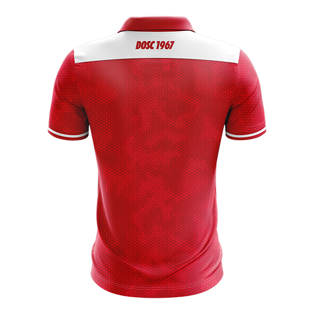 Darwin Olympic SC - Club Polo - Red/White
