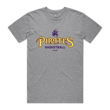 SOUTH WEST PIRATES - GREY TEE