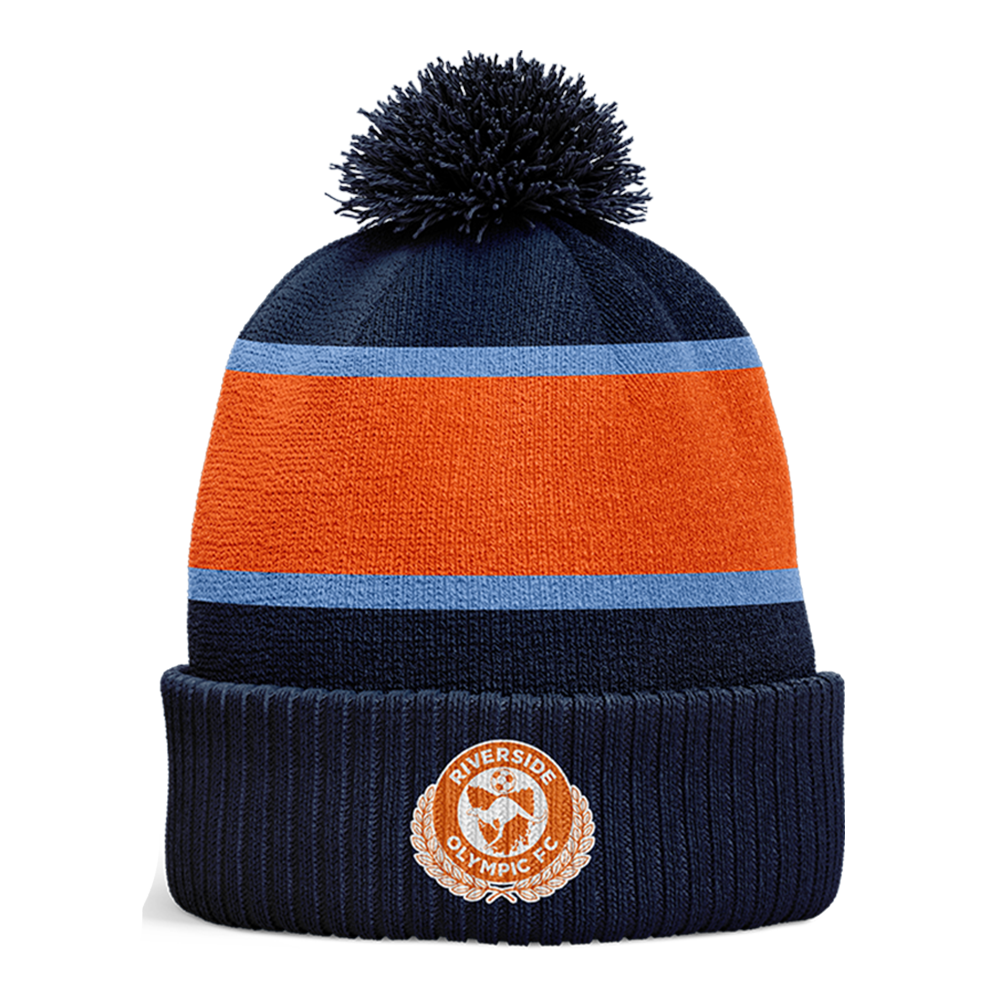 Riverside Olympic FC - Beanie - Navy/Orange
