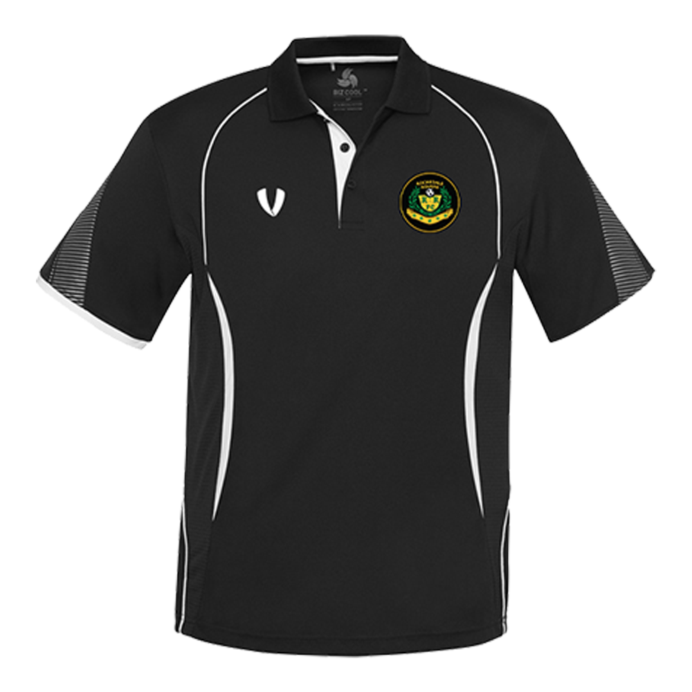 Rochedale Rovers - Supporter Polo - Black/White