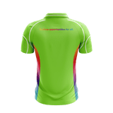 Men's Polo - Green/Rainbow