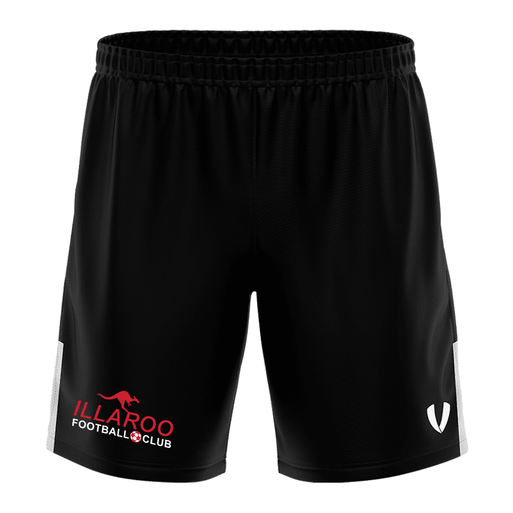 Illaroos FC - CHARGE-SHORTS-BLACK - FRONT