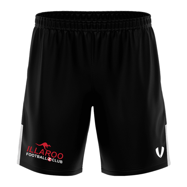 Illaroos FC - CHARGE-SHORTS-BLACK - FRONT