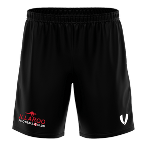 Illaroos FC - Challenger Shorts Black Front - V LOGO