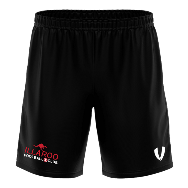 Illaroos FC - Challenger Shorts Black Front - V LOGO