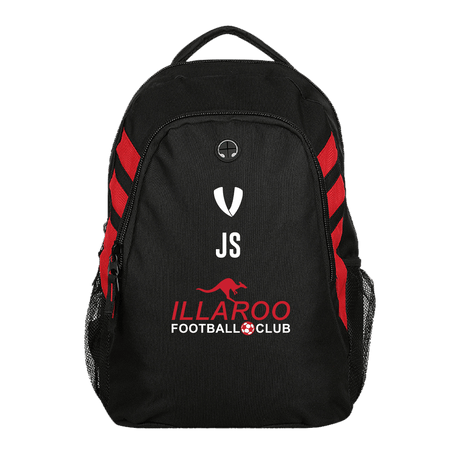 Illaroos FC - TASMAN BACKPACK - BLK RED