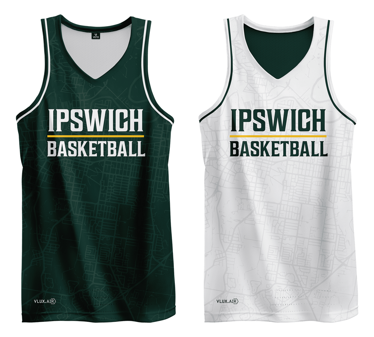IPSWICH FORCE BASKETBALL - REVERSIBLE TRAINING SINGLET