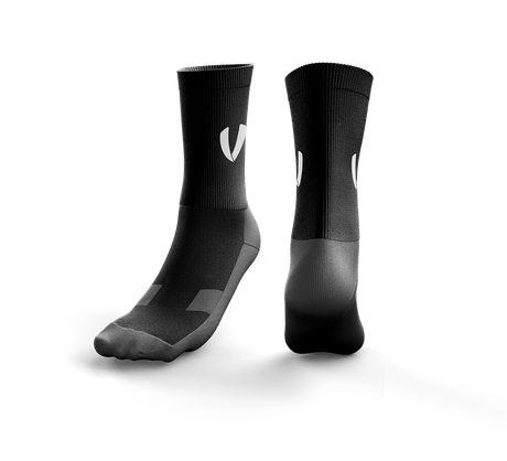 LUX-FIT SOCK BLACK-GREY COMBINED