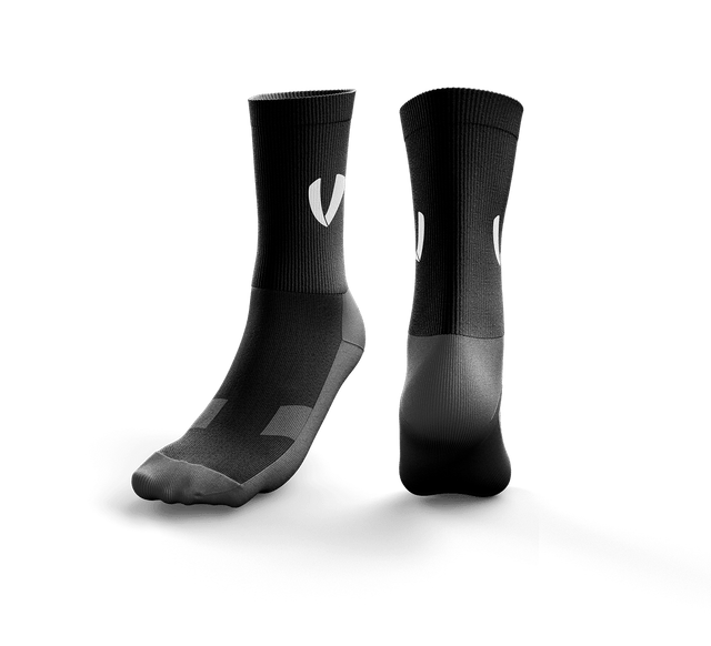 LUX-FIT SOCK BLACK-GREY COMBINED