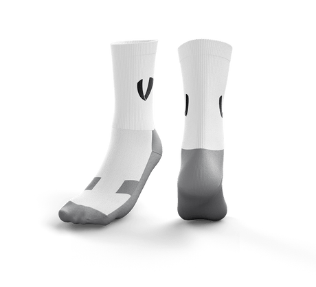 LUX-FIT SOCK WHITE-GREY COMBINED