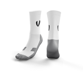 LUX-FIT SOCK WHITE-GREY COMBINED