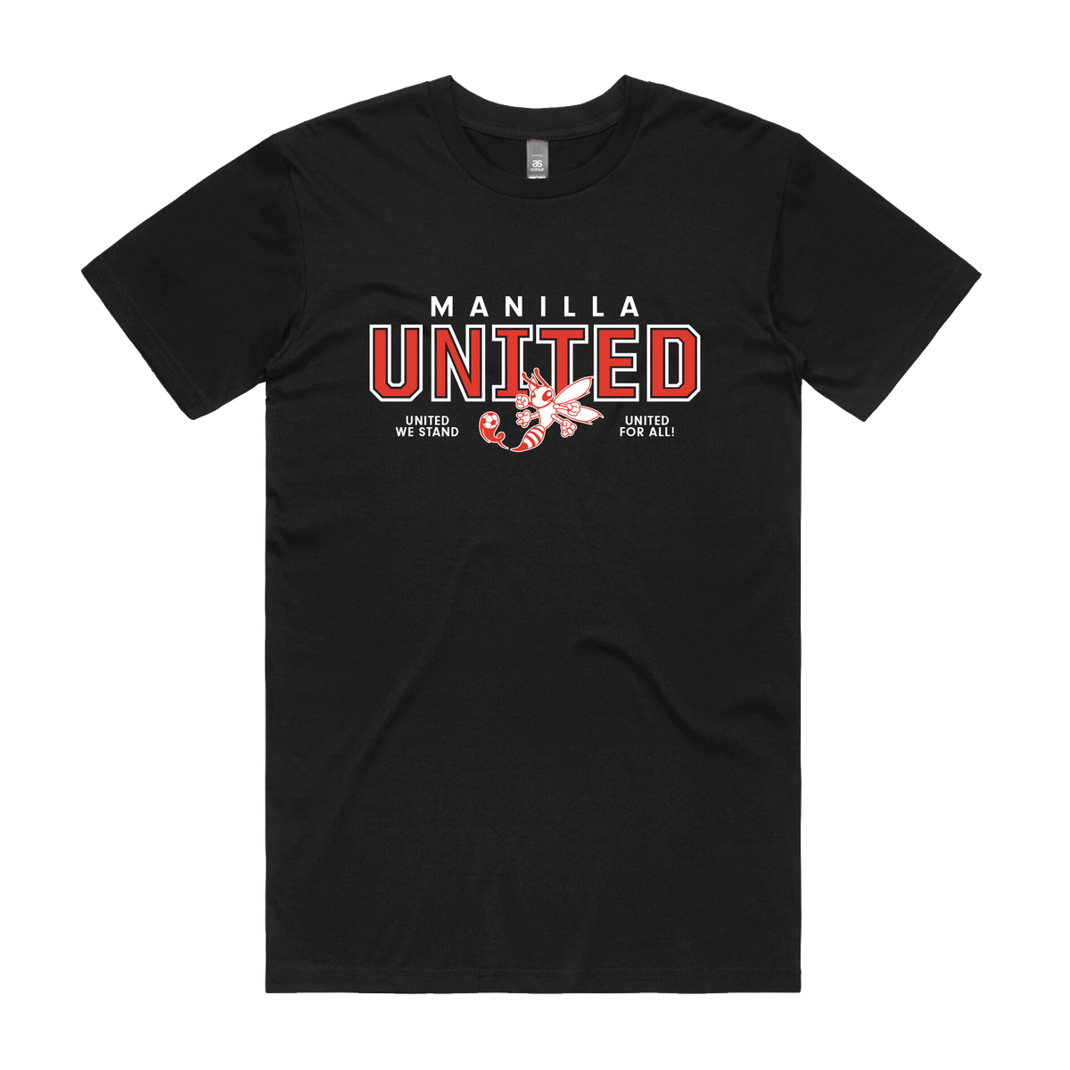 Manilla United FC - Supporter Tee - Black