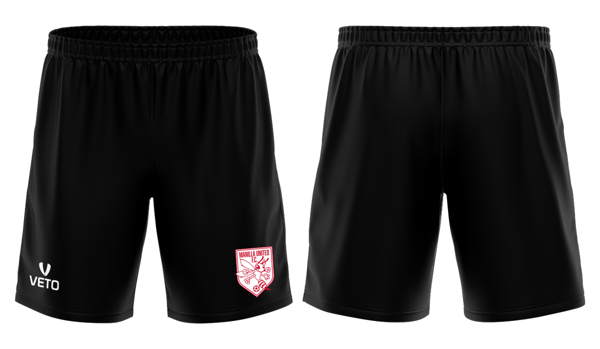 Manilla United FC - Playing Shorts - Black