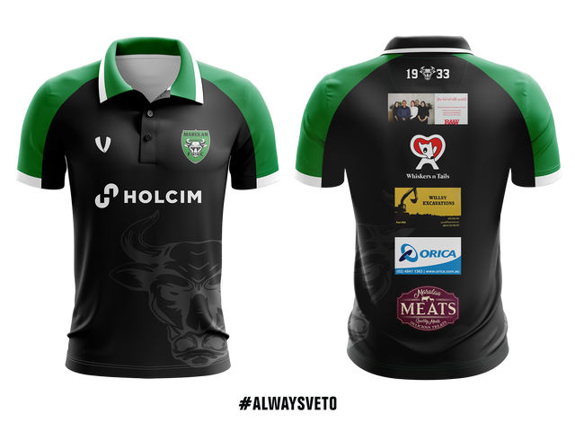 Marulan FC - Club Polo - Black / Emerald