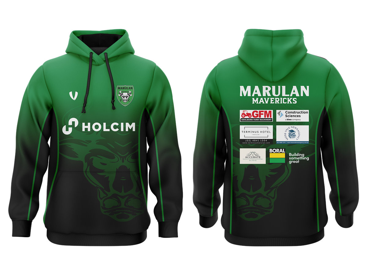 Marulan FC - Club Hoodie - Black/Emerald