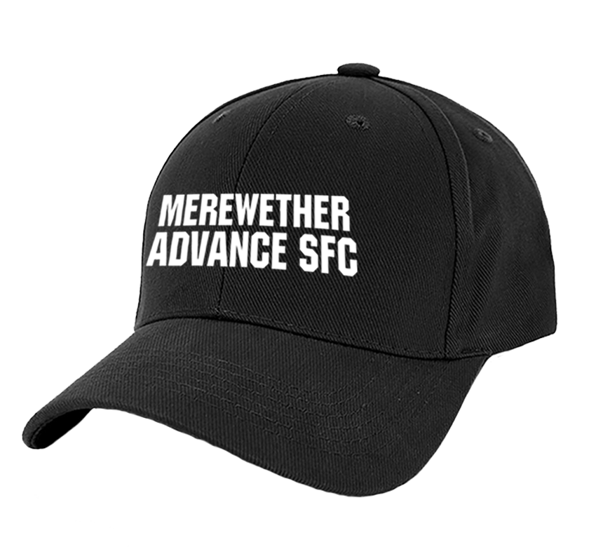 Merewether Advance FC - Cap (Text) - Black